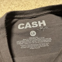 Johnny Cash Shirt L Man In Black Country Music Graphic Tee