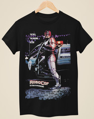 Robocop Collection – Movie Poster inspired Unisex Black T-Shirts