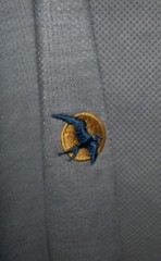 NEW RALPH LAUREN RLX Long Sleeve Tee Shirt GALLOWAY NATIONAL GOLF CLUB Sz S Gray
