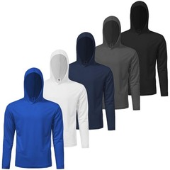 Mens Active Athletic TShirts Set Long Sleeve UPF 50+ Sun Protective Quick Dry…