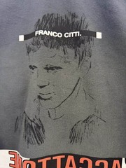 Unisex Distressed Washed Tee American Portrait Print Retro Street Casual T-Shirt