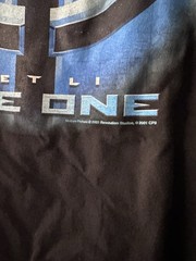 Vintage Y2K The One Black XL Jet Li T Shirt