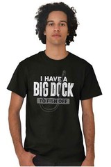 Dirty Fishing Joke Funny Big Dock Fish Gift Mens Casual Crewneck T Shirts Tees