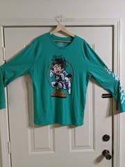 My Hero Academia Mens Long Sleeve T Shirt Size Large