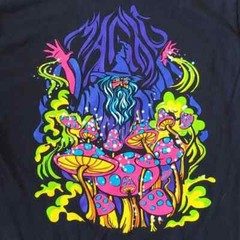 ALAB Black Graphic T-Shirt 100% Cotton Size M