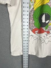 American Thrift Looney Tunes Marvin the Martian Graphic T-Shirt Mens M Cream
