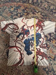 Vintage 1993 Marvel Comics Venom shirt, Single stitch, flaws shown in pictureS