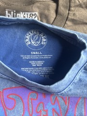 Men’s Grateful Dead Las Vegas Sphere On Blue Mineral Wash Tie Dye Size Small