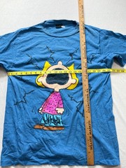 vintage 90’s sally brown graphic t shirt size Large “What Stress?” peanuts