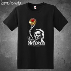 Big Ern Ernie McCracken Kingpin Movie Bowling Men’s Black T-Shirt Size S to 5XL