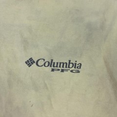 Columbia PFG Shirt Mens 2XL Yellow Performance Fishing Gear Short Sleeve Graphic