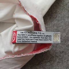 Ecko Unlt Shirt Mens Large White Red Rhino #72 Logo Front Back Hip Hop Y2k