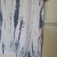 Take That T-shirt Tie Dye Mens Size XL White Blue Pre Shrunk Cotton Blue White