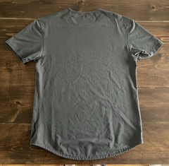 BYLT Premium Basics Drop-Cut Lux T-Shirt Mens L Dark Gray Stretch Performance
