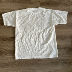 Vintage 90s Shar Pei Dog Box Graphic Nature Art Tee XL Single Stitch