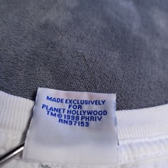 Vtg 90s Planet Hollywood Waikiki Beach Hawaii XL Shirt White Surf Stars Made USA