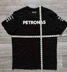 Mercedes AMG F1 Petronas Team Black T shirt Mens Size XL