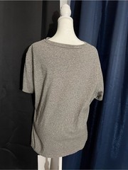 Polo Ralph Lauren Gray Heather V-Neck T-Shirt Men’s Large Black Pony Logo