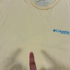 Columbia PFG Tarpon Ale Graphic T-Shirt Mens Size Large Yellow Fishing