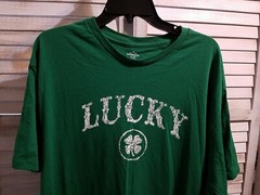 Way to Celebrate St Patricks Day Mens Shirt Size 2XL Green Graphic Short Sleeve