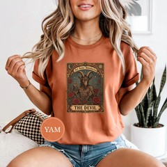 The Devil Set Some Boundaries Comfort Tee Funny Sarcasm Quote