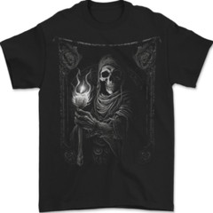 Gothic Grim Reaper Goth Heavy Metal Skull 12 Mens T-Shirt 100% Cotton