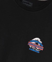 NWT Patagonia Men’s Great Waves Responsibili-Tee 37873 Black X-Large