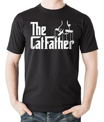 The Catfather T-Shirt Gift For Pet Lover Tee Shirt