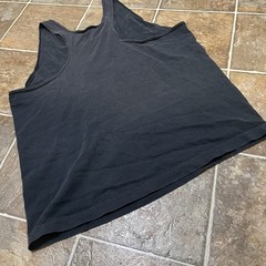 VINTAGE Everlast Boxing T-Shirt Mens Size L Black Stringer Muscle Tee 90s