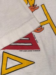 Vintage 90s Def Leppard DEAD FLAT BIRD Very Rare Graphic 1990 T-Shirt XL White