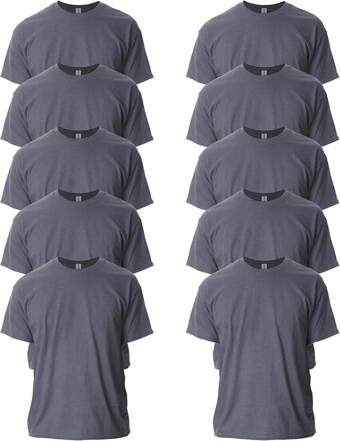 Gildan Adult Ultra Cotton T-Shirt, Style G2000, Multipack – Dark Heather