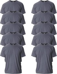 Gildan Adult Ultra Cotton T-Shirt, Style G2000, Multipack – Dark Heather