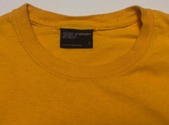 vtg University of New Haven Graphic Tee T-Shirt Sz L MV SPORT Gold Spellout