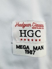 Mega Man Youth Headgear Classics Premium Embroidered Basketball Jersey Small NEW