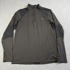 The North Face Shirt Mens Medium Black FlashDry XD 1/4 Zip Pullover Athletic Tec