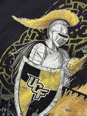 Guy Harvey UCF (Men’s L/XL) Graphic T-Shirt Black Short Sleeve DEADSTOCK