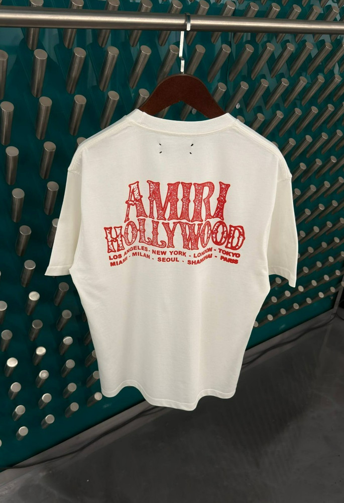 AMIRI HOLLYWOOD RESELL 2026 SS T SHIRT LAST ONE PIECE M SIZE RELAXED MEN TEE