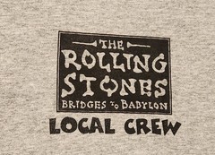 Vintage Rolling Stones Bridges To Babylon Local Crew T-Shirt XL Nice As Pictured