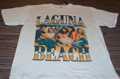 Vintage Style MTV LAGUNA BEACH Tv Show T-Shirt MENS LARGE NEW w/ TAG