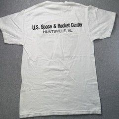 Vintage U.S. Space Camp Parent Child Program T-Shirt Small Tultex USA Rocket
