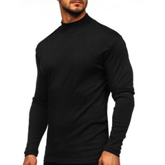 Zonbailon men’s t-shirt with thickened warm long sleeve breathable bottomed