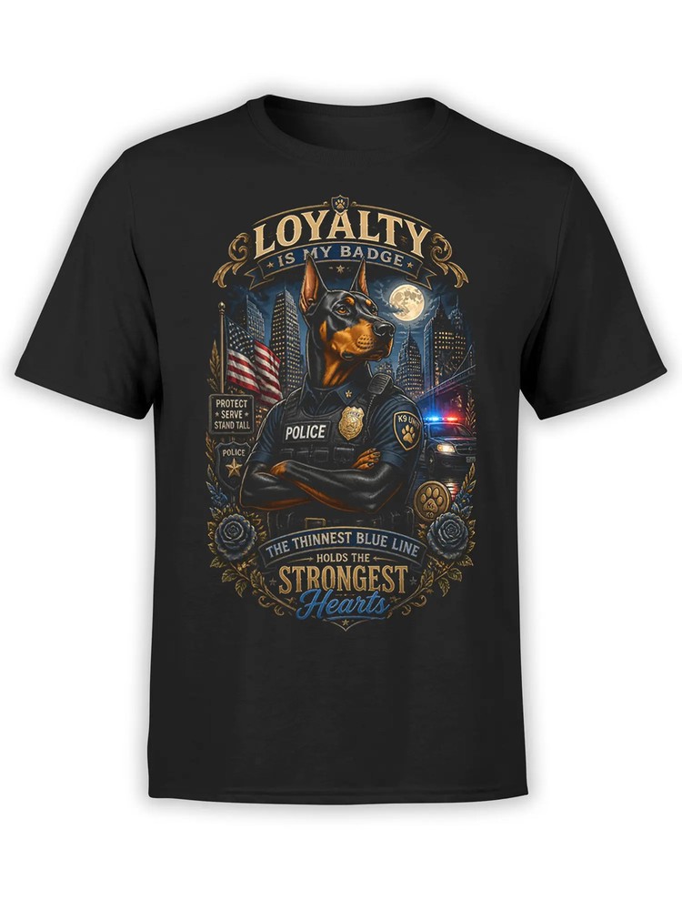 Loyal K9 Doberman T-Shirt | Unisex