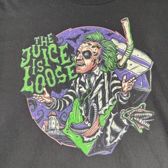 Beetle Juice T Shirt 2XL Black Juice Is Loose Graphic Print Mens