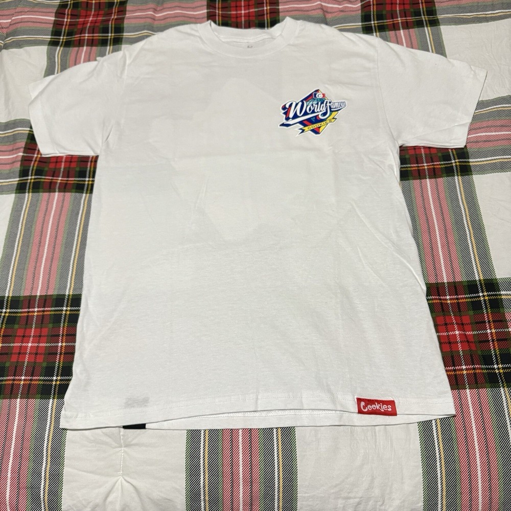 CookiesSF World Famous Cookies White T Shirt Size Medium 100% Authentic Used