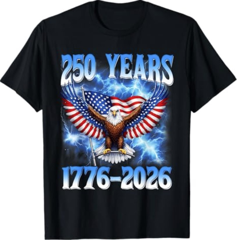 250th Anniversary USA Patriotic 250 Years 4th July American T-Shirt