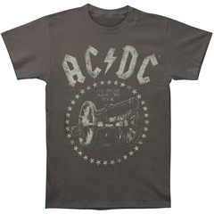 Boys’ AC/DC N.A. We Salute You 2015 Tour Tee T-shirt Youth Medium Grey