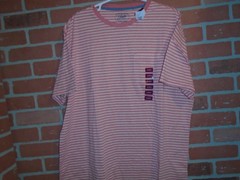 JACHS MENS STRIPED STYLE POCKET TEE TSHIRT NEW WITH TAG MENS XL