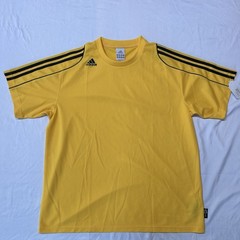 Adidas Yellow Athletic T-Shirt Men’s Size Large Casual Gym Training NWOT