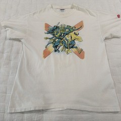 Vintage X-Men Shirt Mens Large White Marvel Comics Mutants Graphitti Designs Y2K