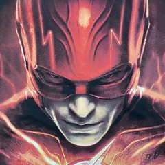 DC Comics T Shirt The Flash Portrait Lightning Tee Adult XL TG EG